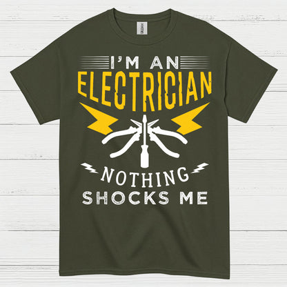 Electrician Nothing Shocks Me T Shirt