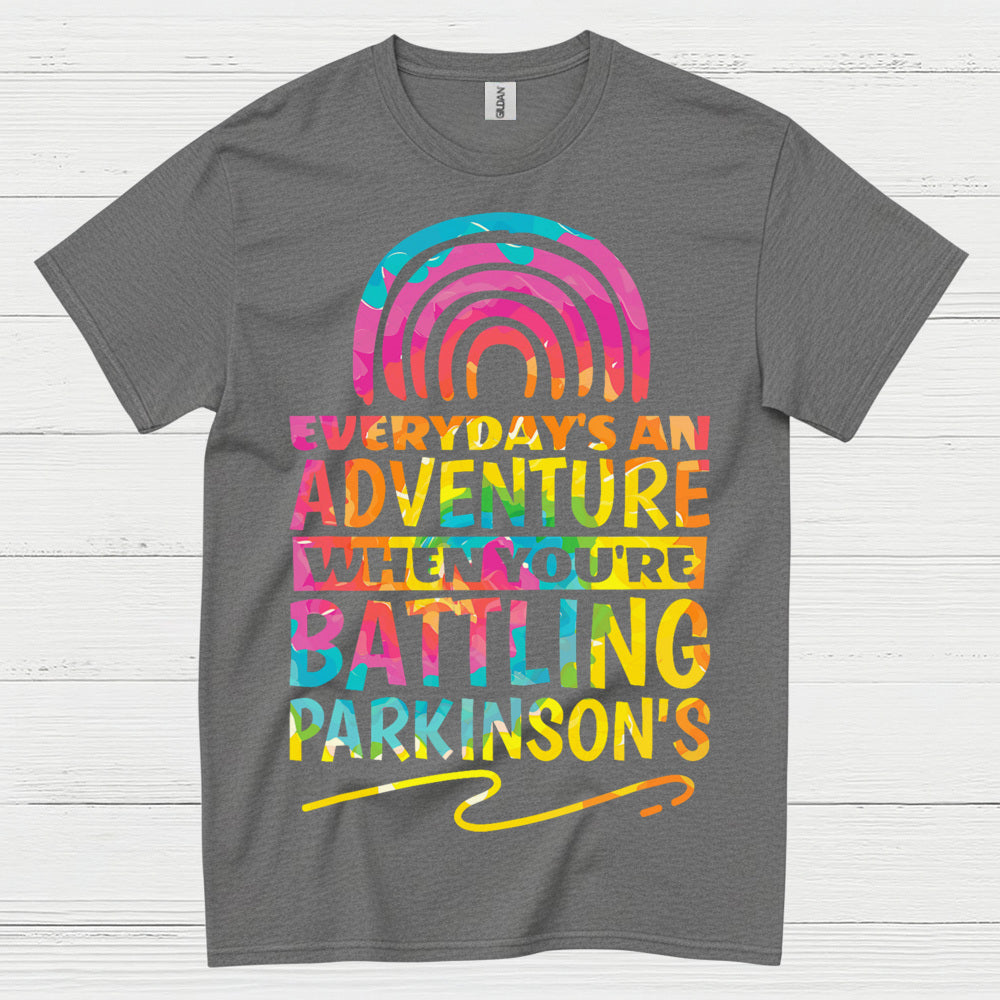Everyday’s An Adventure Battling Parkinson’s Quote T Shirt