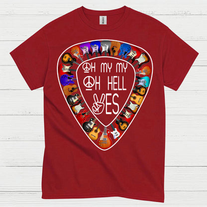 Oh Hell Yes Guitar Pick T Shirt