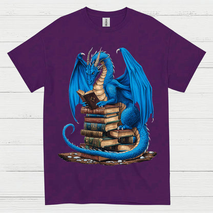 Book Dragon Reading Lover T Shirt