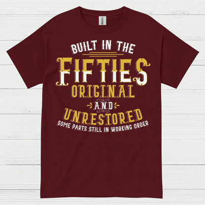 Built in the Fifties Vintage Quote T Shirt