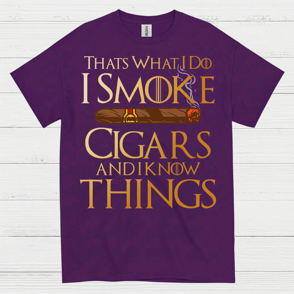 That’s What I Do I Smoke Cigars T Shirt
