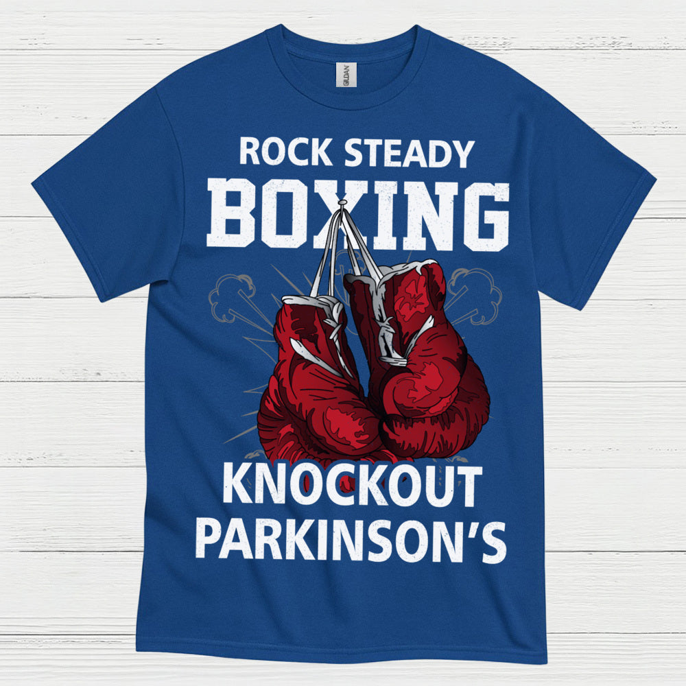Rock Steady Boxing Knockout Parkinsons T Shirt