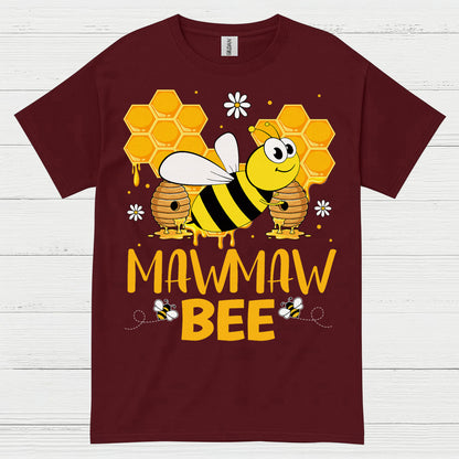 Mawmaw Bee Cute Grandma T Shirt