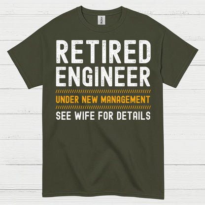 Retired Engineer Humor T Shirt