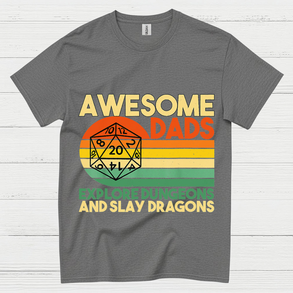 Awesome Dads Dragon T Shirt