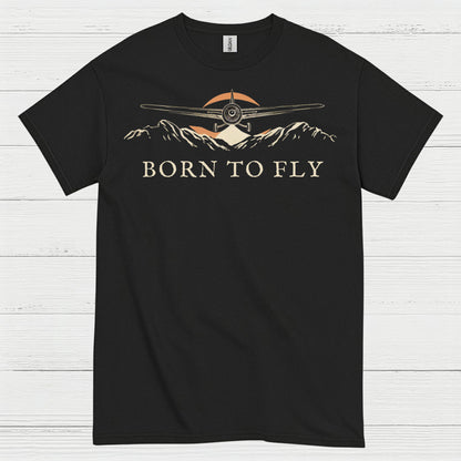 Born To Fly Airplane T Shirt