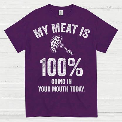 My Meat Is 100 Percent BBQ T Shirt