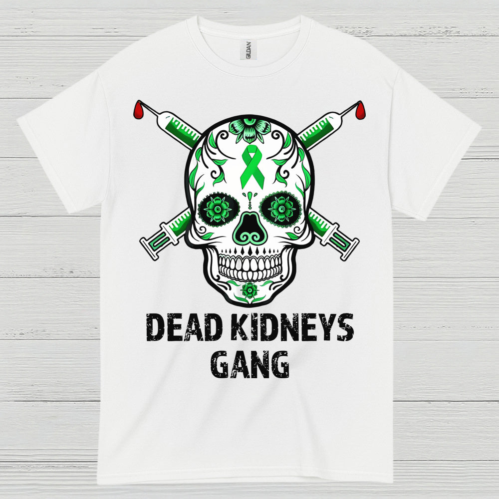 Dead Kidneys Gang Skull Awareness T Shirt
