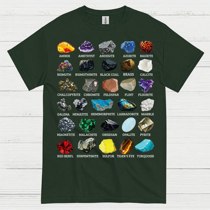 Mineral Chart Geology T Shirt