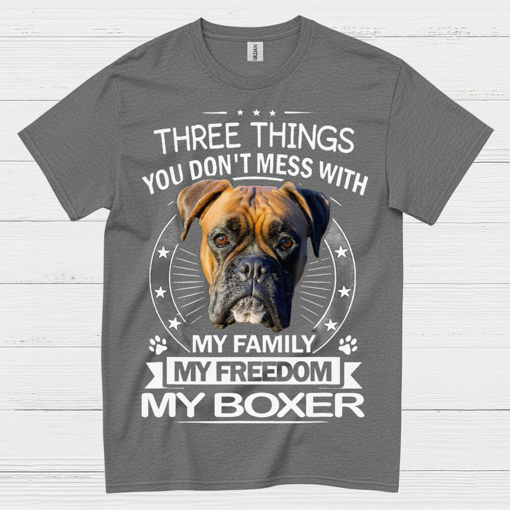 My Family My Freedom My Boxer T Shirt