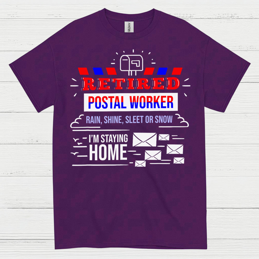 Retired Postal Worker T Shirt