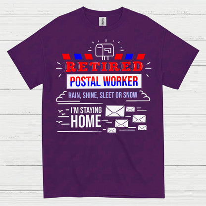 Retired Postal Worker T Shirt