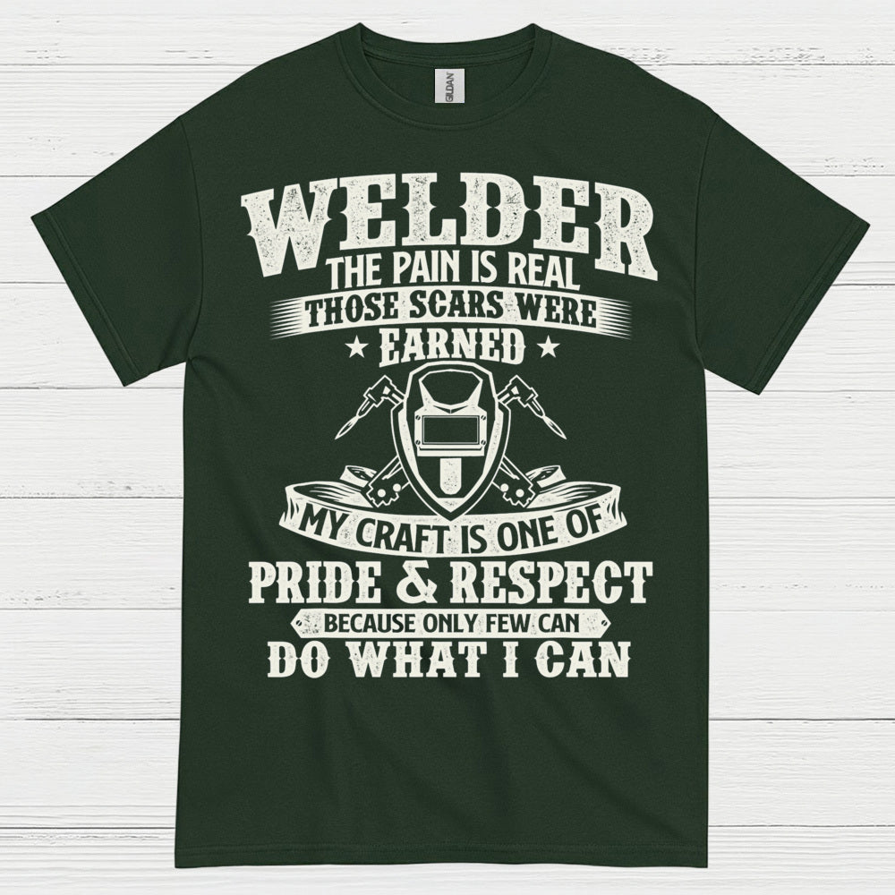Welder Pride And Respect T Shirt