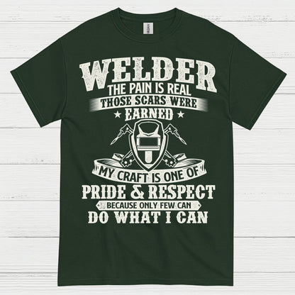 Welder Pride And Respect T Shirt