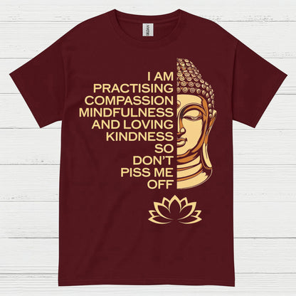 Practicing Compassion Mindfulness Quote T Shirt
