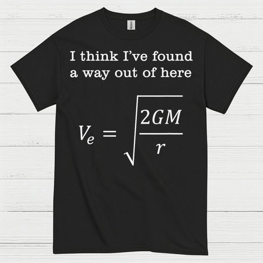 Escape Velocity Physics T Shirt