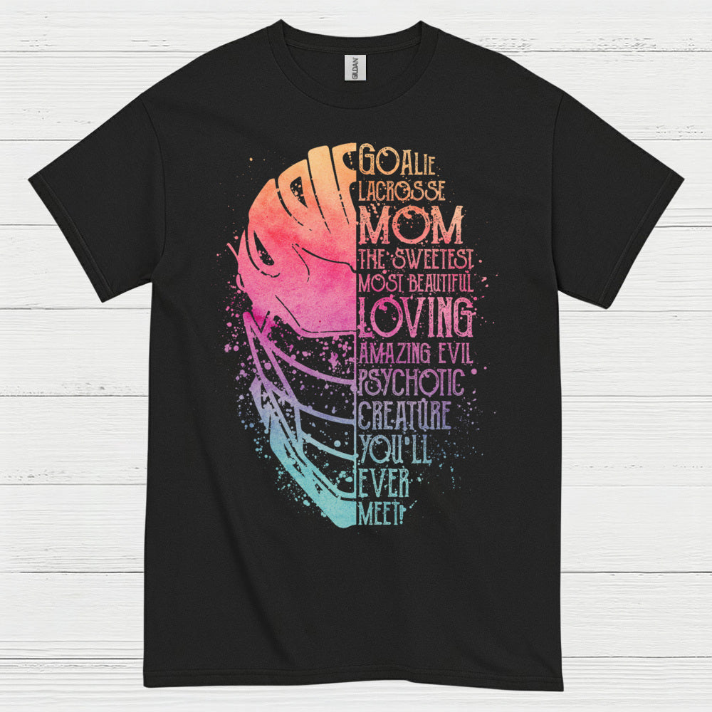 Goalie Lacrosse Mom Funny Family T Shirt