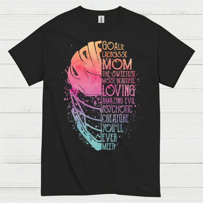 Goalie Lacrosse Mom Funny Family T Shirt