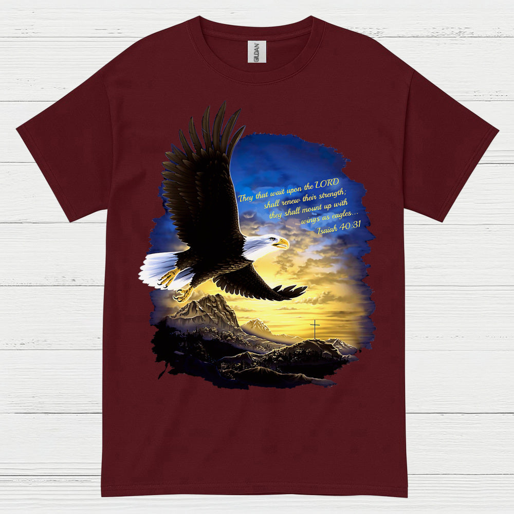 They That Wait Upon The Lord Eagle Faith T Shirt