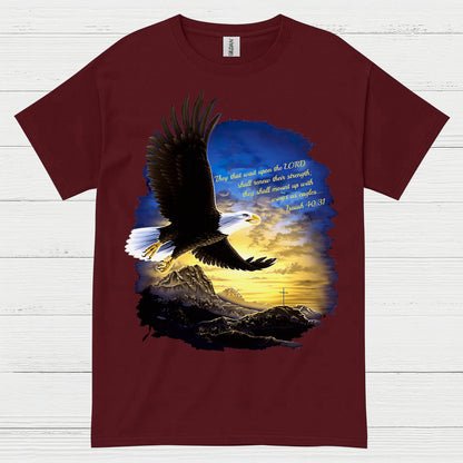 They That Wait Upon The Lord Eagle Faith T Shirt