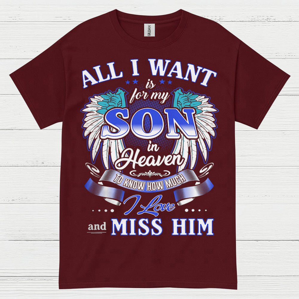 Son In Heaven Memorial T Shirt