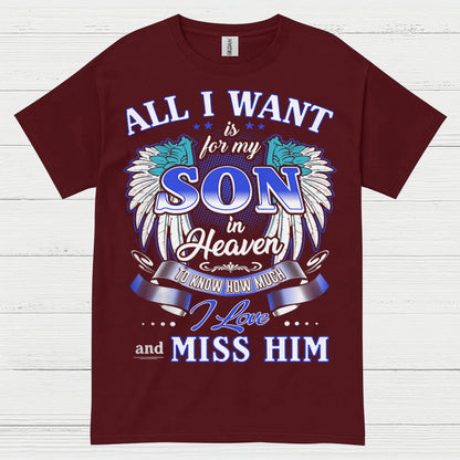 Son In Heaven Memorial T Shirt