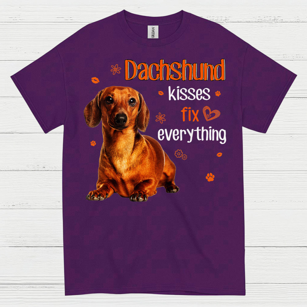 Dachshund Kisses Fix Everything T Shirt