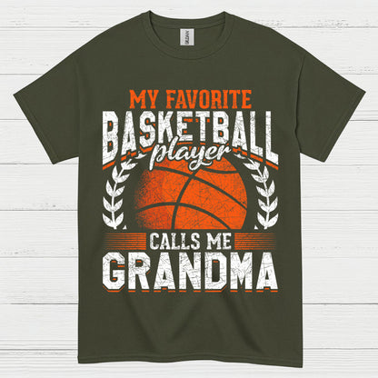My Favorite Basketball Player Calls Me Grandma T Shirt