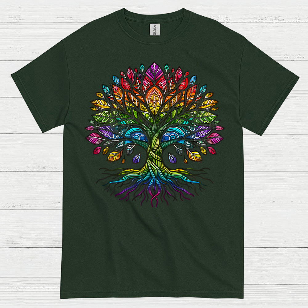 Colorful Tree Of Life Pride T Shirt