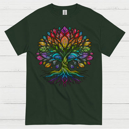 Colorful Tree Of Life Pride T Shirt