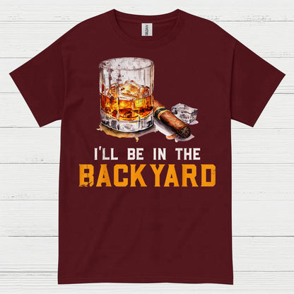 Backyard Whiskey Cigar Time T Shirt