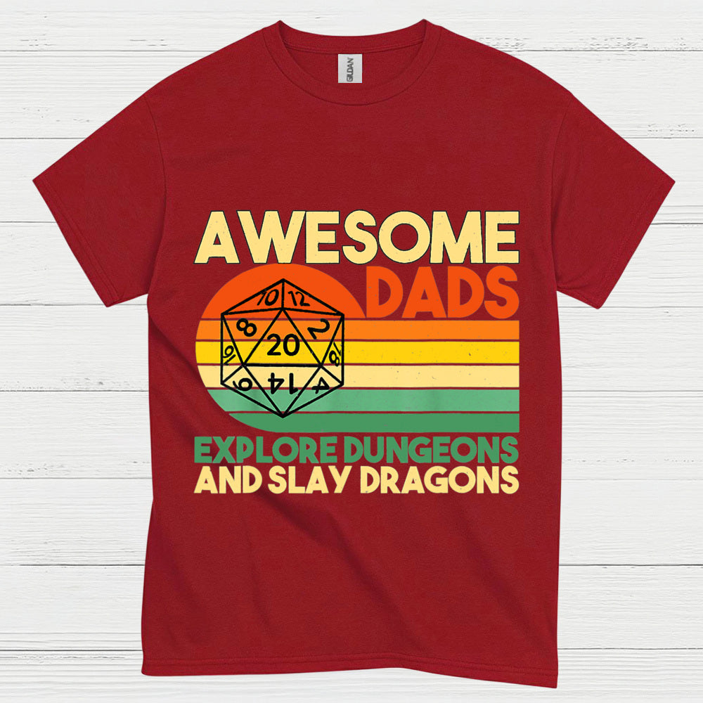 Awesome Dads Dragon T Shirt