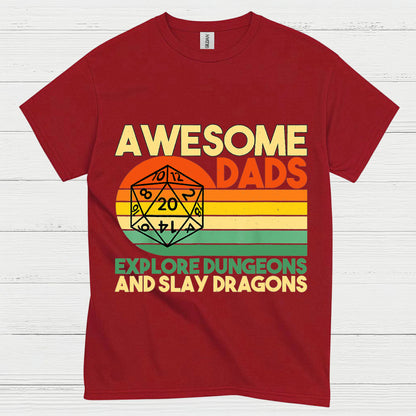 Awesome Dads Dragon T Shirt