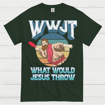 What Would Jesus Throw Disc Golf T Shirt
