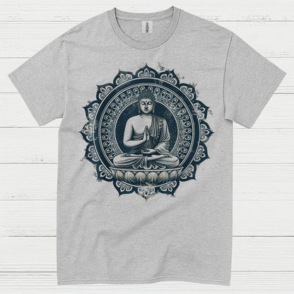 Sacred Buddha Mandala Meditation T Shirt