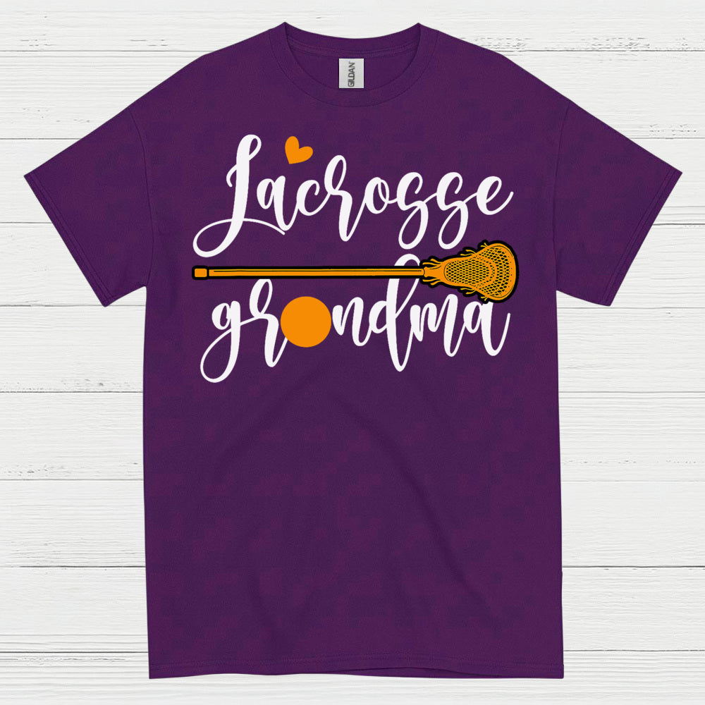 Lacrosse Grandma Heart Stick T Shirt