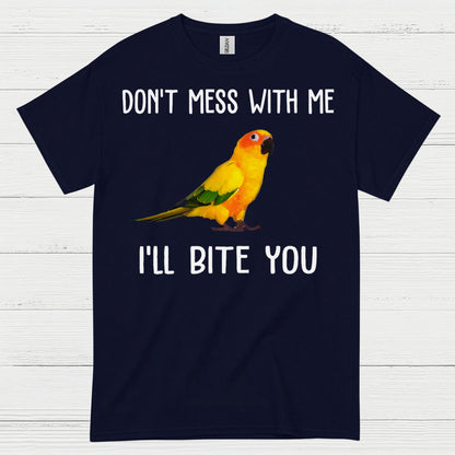 Don’t Mess With Me Funny Parrot T Shirt