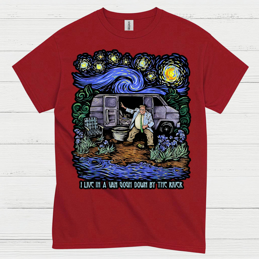 Van Life Humor Art T Shirt