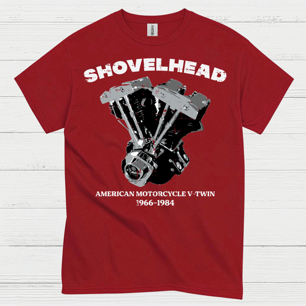 Shovelhead American Motorcycle V Twin T Shirt