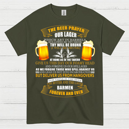 The Beer Prayer Our Lager T Shirt
