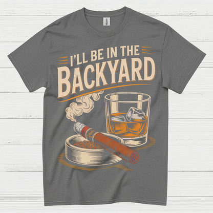 Backyard Nights Cigar And Whiskey T Shirt