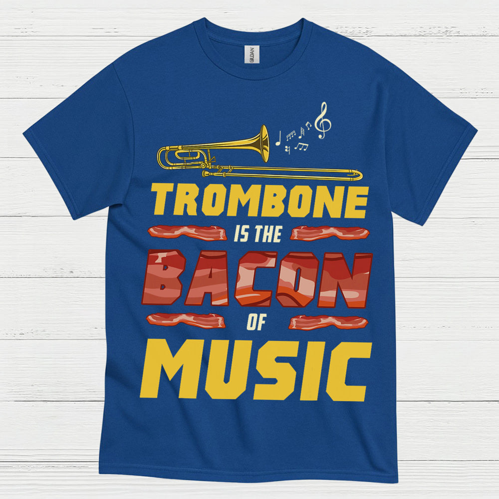 Trombone Bacon Music T Shirt