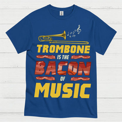 Trombone Bacon Music T Shirt