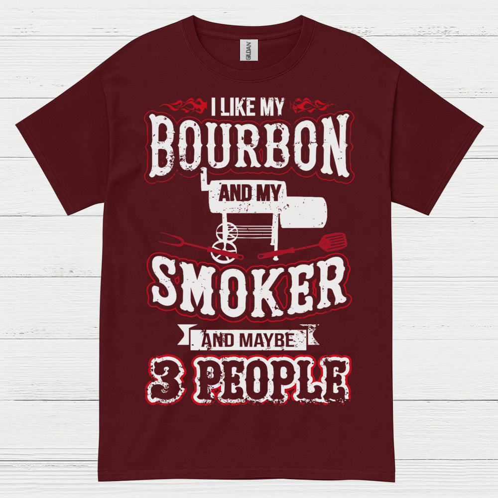 Bourbon Smoker Funny BBQ T Shirt