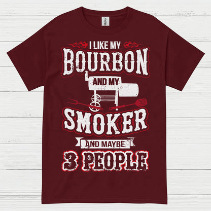 Bourbon Smoker Funny BBQ T Shirt