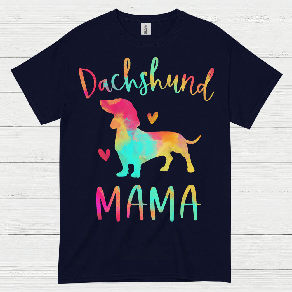 Colorful Splash Dachshund Dog T Shirt
