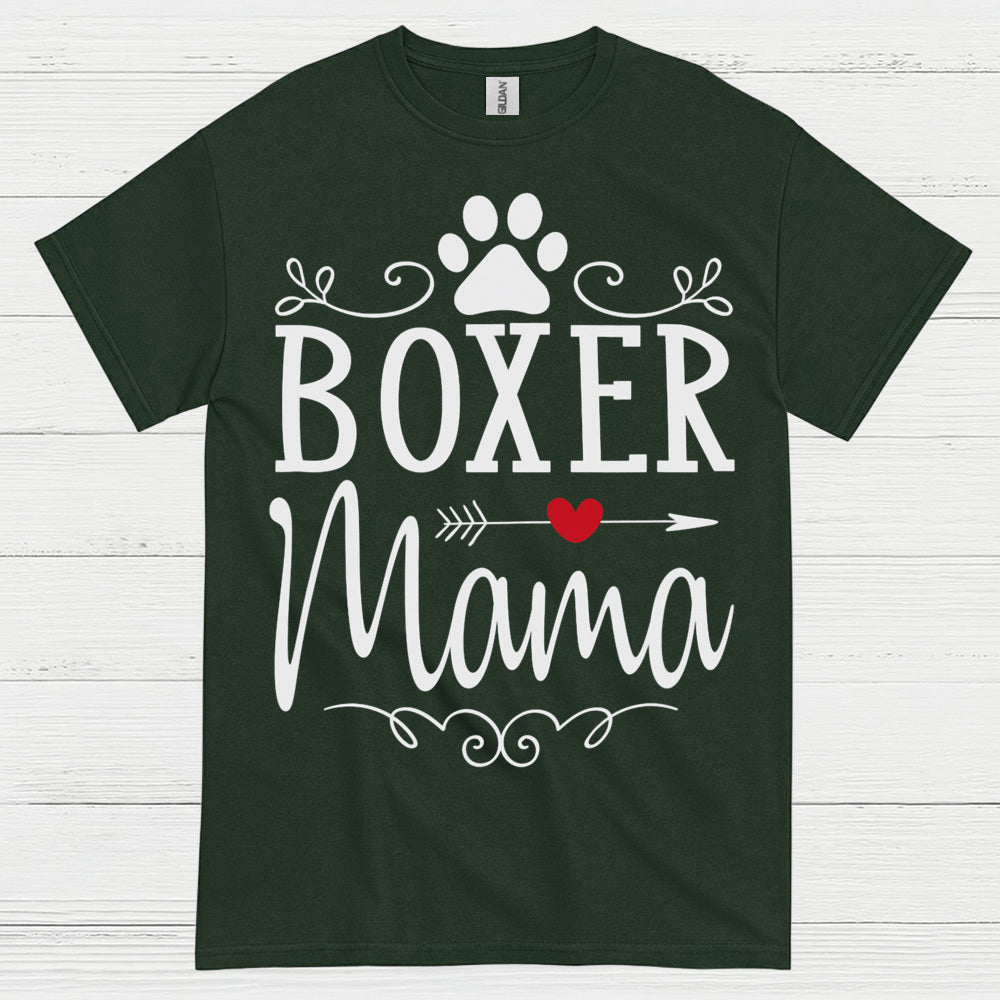 Boxer Mama Dog T Shirt