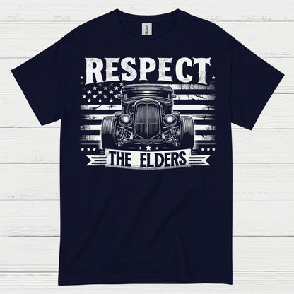 Respect The Elders Hot Rod T Shirt