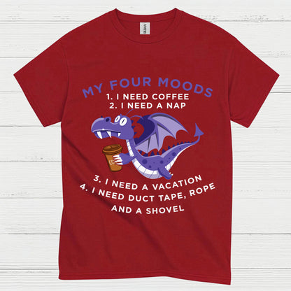 Sarcastic Coffee Dragon T Shirt